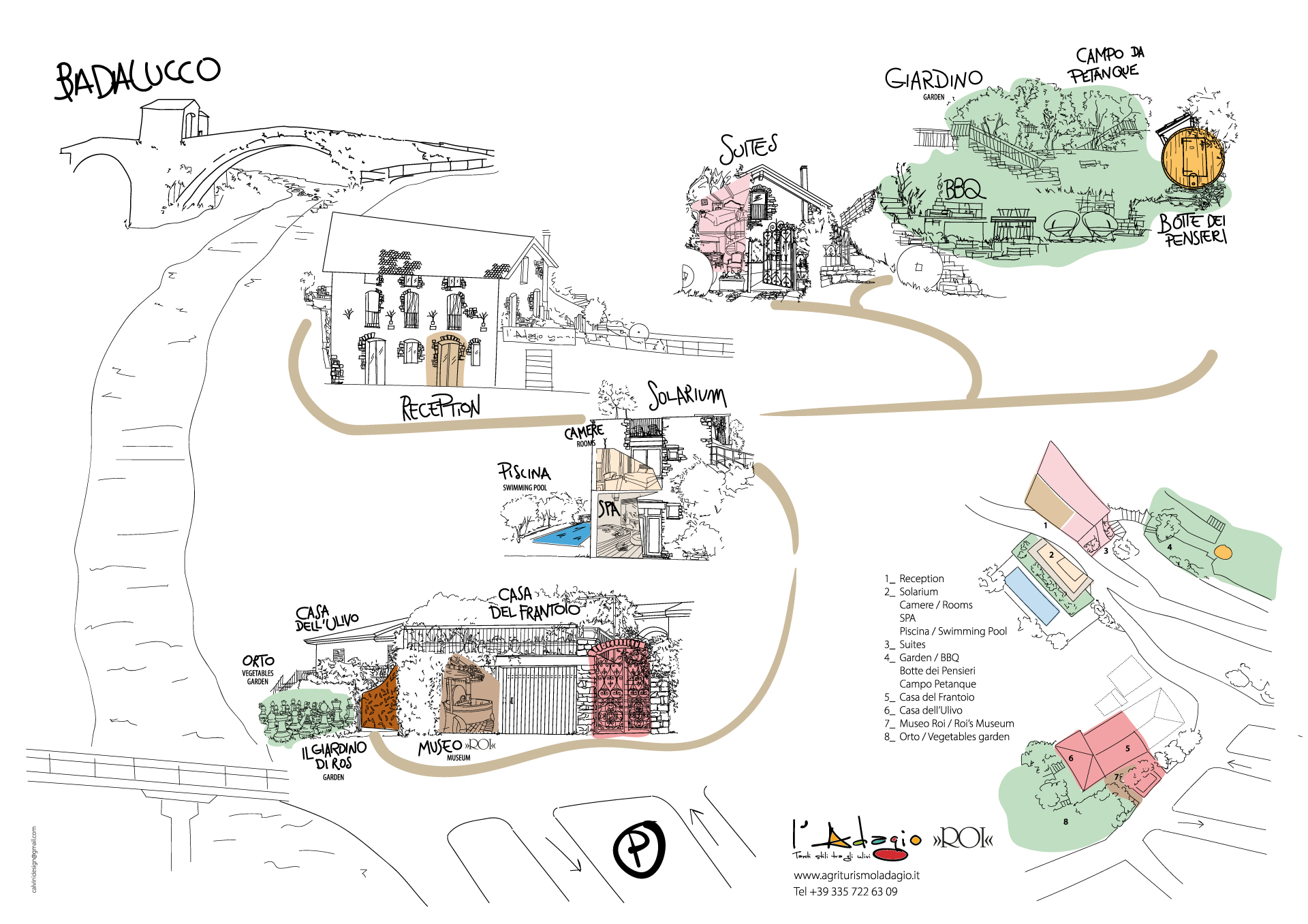Map Adagio by Calvini Design